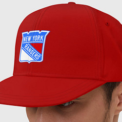 Кепка-снепбек New York Rangers, цвет: красный