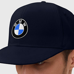 Кепка-снепбек Logo BMW, цвет: тёмно-синий