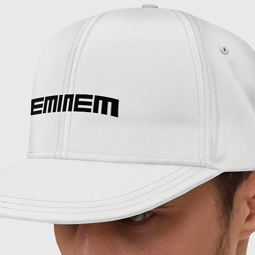 Кепка снепбек Eminem: minimalism / Белый – фото 1