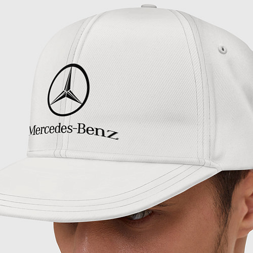 Кепка снепбек Logo Mercedes-Benz / Белый – фото 1