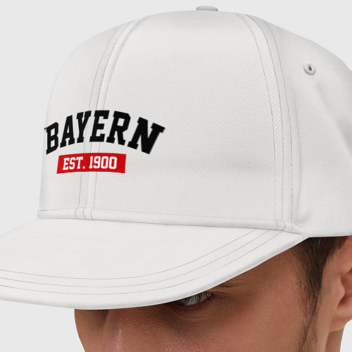 Кепка снепбек FC Bayern Est. 1900 / Белый – фото 1