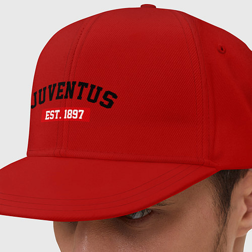 Кепка снепбек FC Juventus Est. 1897 / Красный – фото 1