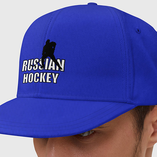 Кепка снепбек Russian hockey / Синий – фото 1