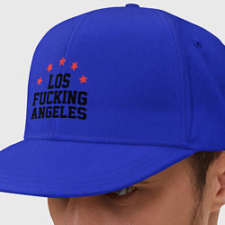 Кепка-снепбек Los Fucking Angeles, цвет: синий