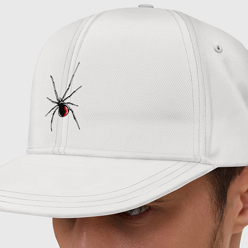 Кепка снепбек Черная вдова / Белый – фото 1