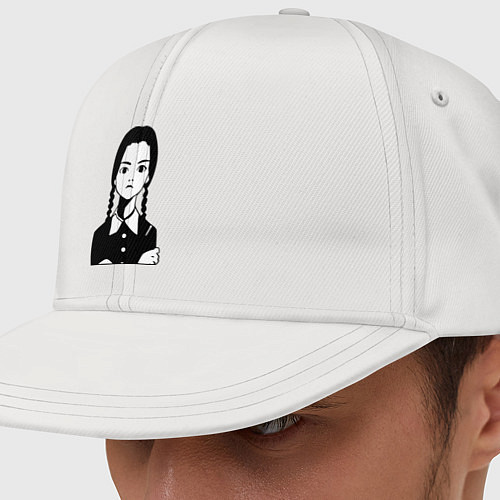Кепка снепбек Wednesday Addams / Белый – фото 1