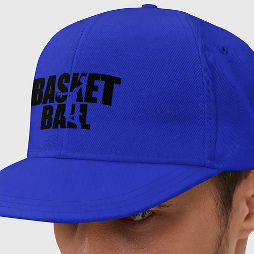 Кепка снепбек Basketball (Баскетбол) / Синий – фото 1