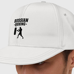 Кепка-снепбек Russian Boxing, цвет: белый