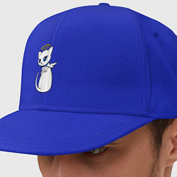 Кепка-снепбек Ангельский котенок, цвет: синий