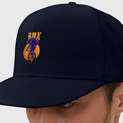 Кепка-снепбек BMX - moon - space, цвет: тёмно-синий