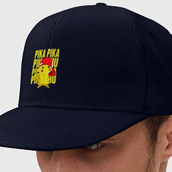 Кепка-снепбек ПИКАЧУ В КЕПКЕ ПОКЕМОНЫ, цвет: тёмно-синий