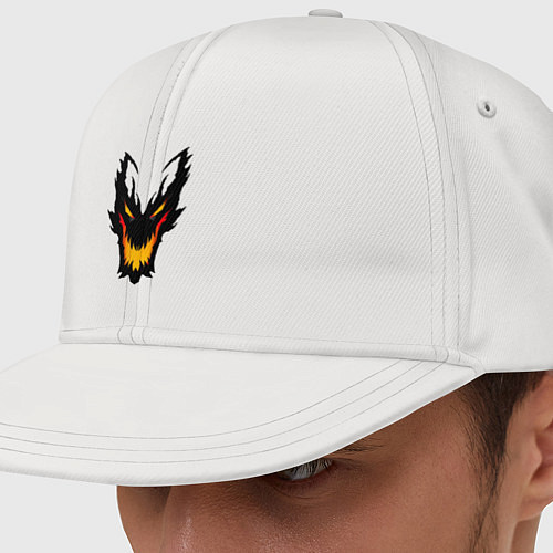 Кепка снепбек ЛИЦО SHADOW FIEND DOTA2 / Белый – фото 1