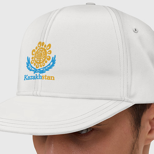 Кепка снепбек Казахстан - Kazakhstan / Белый – фото 1