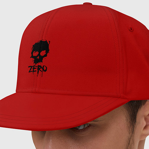 Кепка снепбек Zero skull / Красный – фото 1