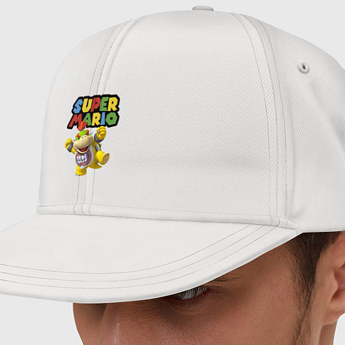 Кепка снепбек Bowser Junior Super Mario / Белый – фото 1