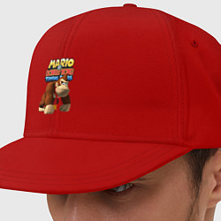 Кепка-снепбек Mario Donkey Kong Nintendo, цвет: красный