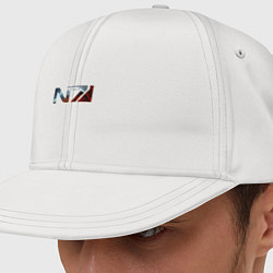 Кепка-снепбек Mass Effect N7 -Shooter, цвет: белый