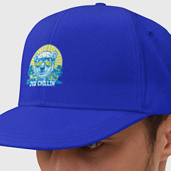 Кепка-снепбек Jus chillin, цвет: синий