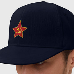 Кепка-снепбек Знак СССР, цвет: тёмно-синий