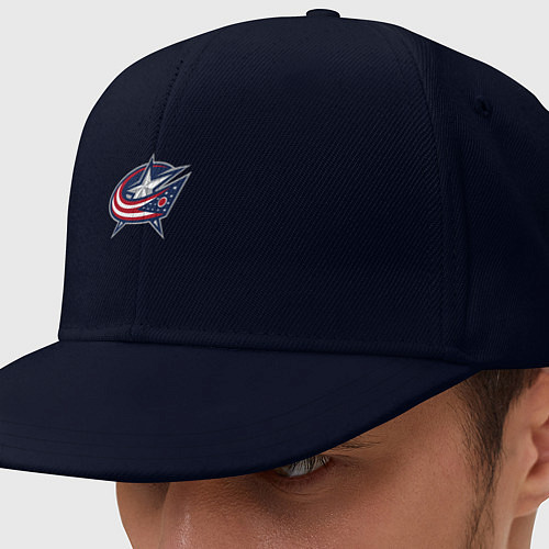 Кепка снепбек Columbus blue jackets - hockey team - emblem / Тёмно-синий – фото 1