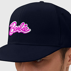 Кепка-снепбек Барби кукла, цвет: тёмно-синий
