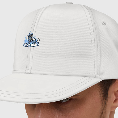 Кепка снепбек Мёртвый окунь / Белый – фото 1