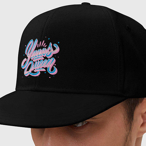 Кепка снепбек Yaaas queen / Черный – фото 1