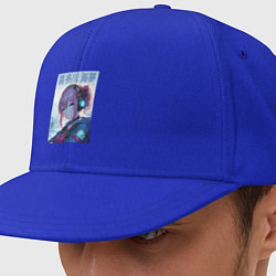 Кепка-снепбек Marin Kitagawa - cyberpunk collaboration, цвет: синий