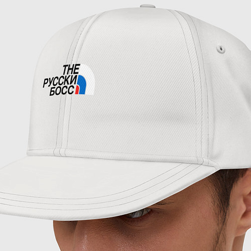 Кепка снепбек The Русски Босс / Белый – фото 1