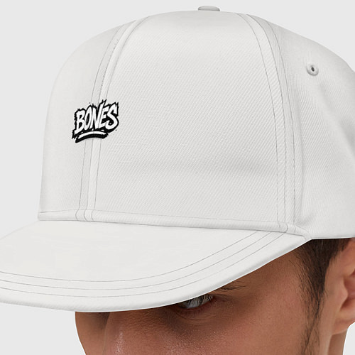 Кепка снепбек Bones белый логотип / Белый – фото 1