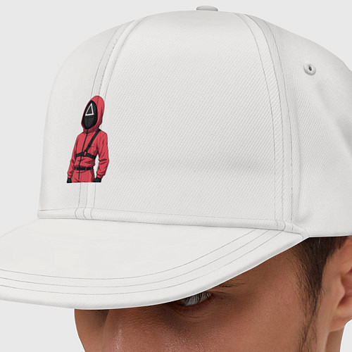Кепка снепбек Страж в аниме стиле / Белый – фото 1