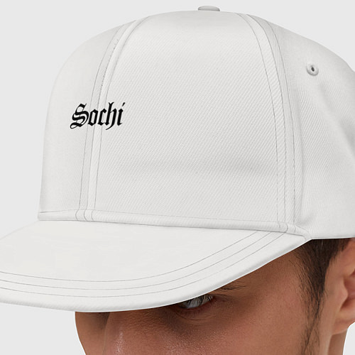 Кепка снепбек Sochi resort - Russia / Белый – фото 1