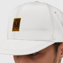 Кепка-снепбек Лариса: дама треф, цвет: белый