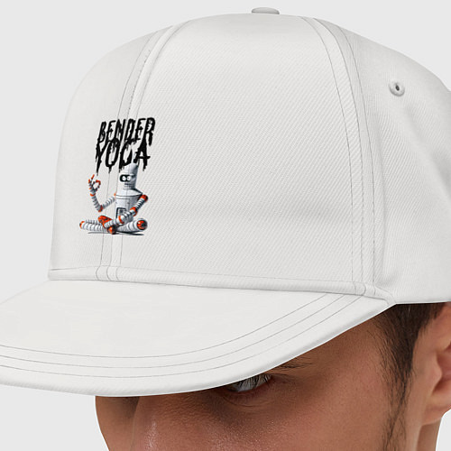 Кепка снепбек Bender yoga - ai art fantasy / Белый – фото 1