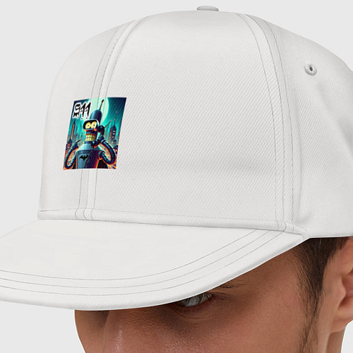 Кепка снепбек Бендермен оператор службы спасения / Белый – фото 1