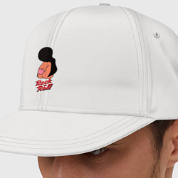 Кепка-снепбек Логотип rock n roll мем, цвет: белый