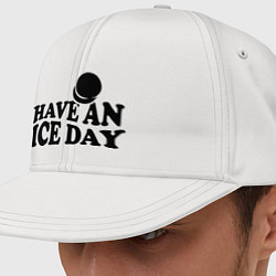Кепка-снепбек Have an ice day, цвет: белый
