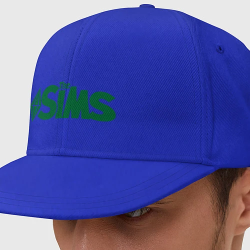 Кепка снепбек Sims / Синий – фото 1