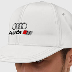 Кепка-снепбек Audi, цвет: белый