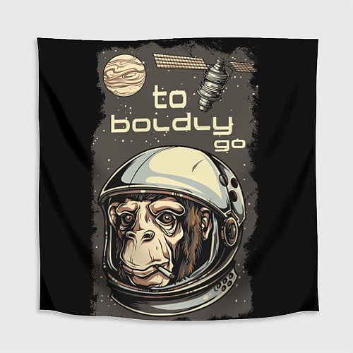 Скатерть для стола Monkey: to boldly go / 3D-принт – фото 1