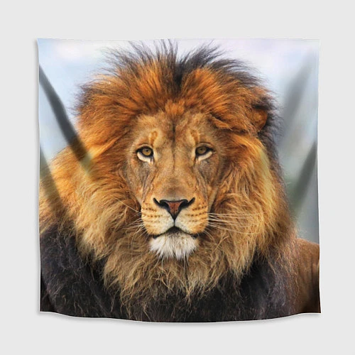Скатерть для стола Красавец лев / 3D-принт – фото 1