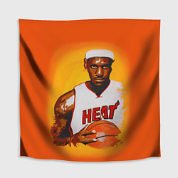 Скатерть для стола LeBron James: Heat, цвет: 3D-принт