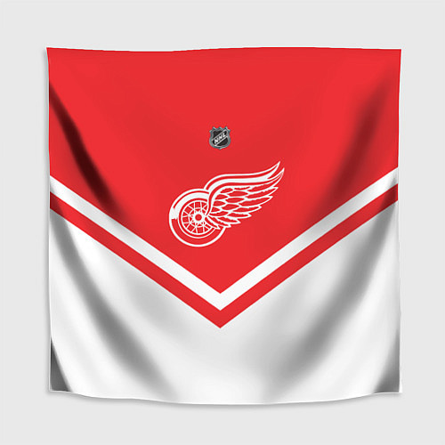 Скатерть для стола NHL: Detroit Red Wings / 3D-принт – фото 1