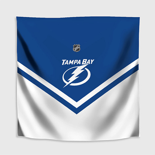 Скатерть для стола NHL: Tampa Bay Lightning / 3D-принт – фото 1