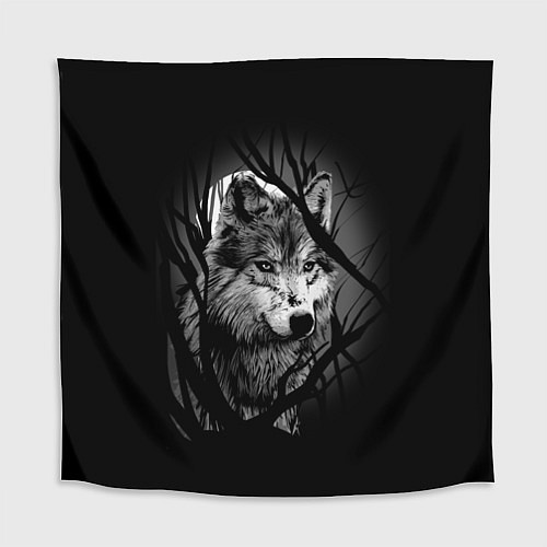 Скатерть для стола Серый волк / 3D-принт – фото 1