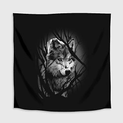 Скатерть для стола Серый волк, цвет: 3D-принт