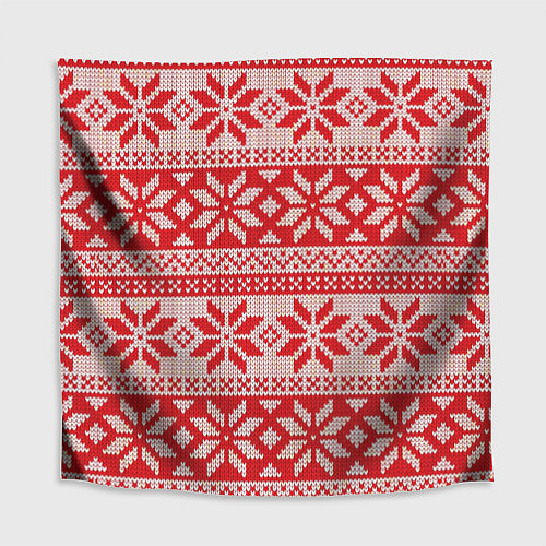 Скатерть для стола Красный свитер / 3D-принт – фото 1