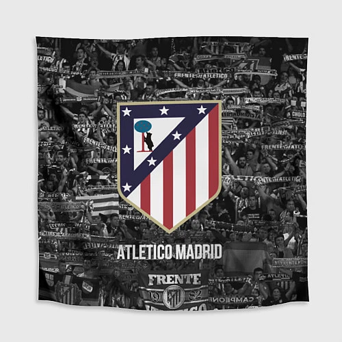 Скатерть для стола Атлетико Мадрид / 3D-принт – фото 1