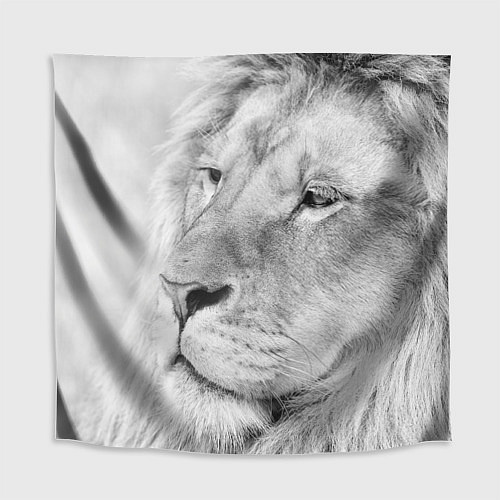 Скатерть для стола Мудрый лев / 3D-принт – фото 1