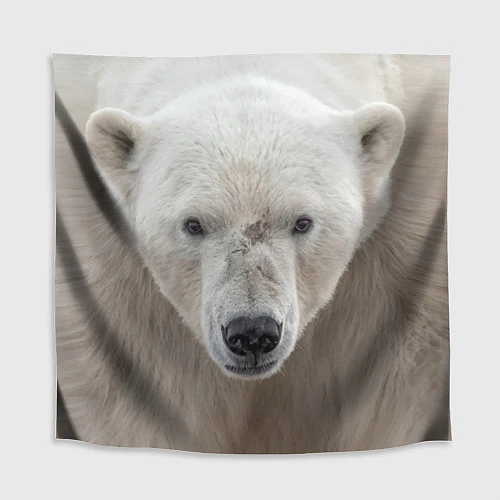 Скатерть для стола Белый медведь / 3D-принт – фото 1